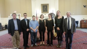 With CCSU music faculty and student composers