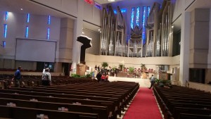 Inside Coral Ridge Presbyterian's main sanctuary