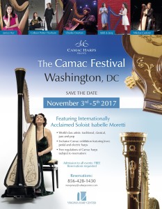 camac harp festival flyer