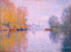 Claude Monet, "Autumn on the Seine"